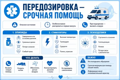 Помощь при передозировке в Электрогорске