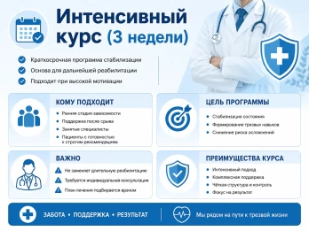 Реабилитация за 21 день в Электрогорске
